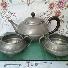 My Lady Pewter Tea Set