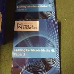 Maths Masters Paper 1 and Paper 2, unused, LC HL