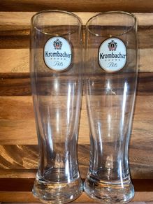Beer Glasses Krombacher pils Set of 2
