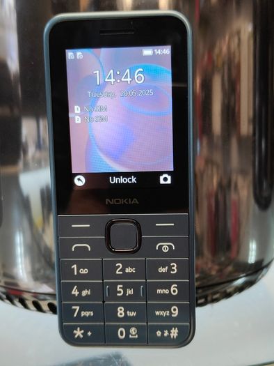 Nokia 225 TA-1610 2.4" 4G Dual Sim Unlocked Blue Mobile Phone/ Used