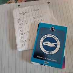 Brighton Hove premier league cards