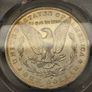 USA United States Silver 1887 O Morgan Dollar PCGS Uncirculated Details Beautiful Toning Image 6