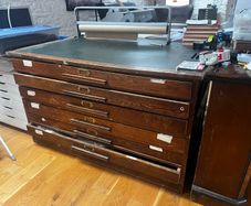 Oak map Drawers