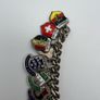 Vintage Sterling Silver Travel Shield Place Name Souvenir Charm Bracelet - 33 Charms from UK and Europe - Approx 55g Image 5