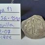Felipe 11 Silver Cob 2 Reales Coin 1556/1598 Image 2