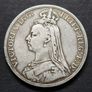 1889 Queen Victoria Silver Crown coin Image 3