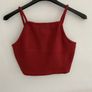 topshop rust shade cropped top size 10 Image 7