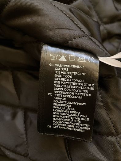 H&M wool mix jacket 12-13y