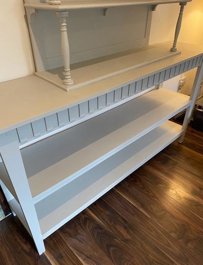 Solid wood side board