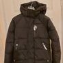 BNWT Winter Autumn hooded black puffer coat jacket Jack & Jones Size Large Image 3