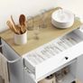 Kitchen Island with Drop Leaf Image 8