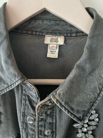 2 River Island denim shirts