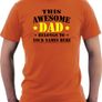 Personalised With Names Dad T-shirt Best Fathers Day Gift Image 3