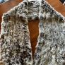 Long Max & Moi French Fur Scarf Wrap Image 6