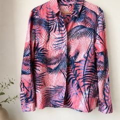 M&S linen blend shirt uk10