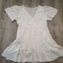 White summer dress, size 14 Image 5