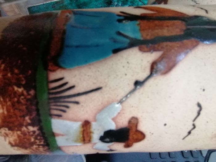 2 Vintage Mexican vases
