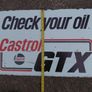 Large Vintage Style Castrol Oil GTX Metal Sign Image 5