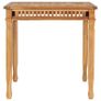 Garden Dining Table 80x80x80 cm Solid Teak Wood Image 3