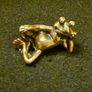 3 brass frogs. Image 3
