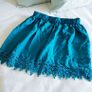Teal Mini Skirt - Size 8 Image 6