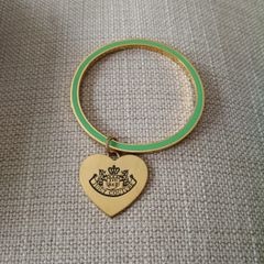 Juicy Couture love myself better than you gold coloured bangle Pam Gela 19.5cm inner circumference in very good condition FREE STANDARD POSTAGE INCLUDED