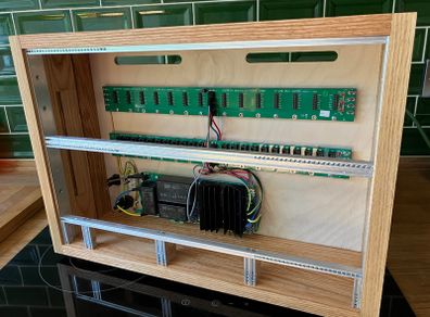 Bespoke 7U Eurorack case - Irish White Oak