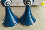 Jack O Patsy Pottery Pair of Candlesticks
