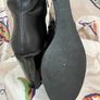 Pedro Anton Black Leather Wedge Boots Image 5