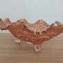 Vintage Carnival Glass Marigold Lustre 3 Footed Bowl Image 5