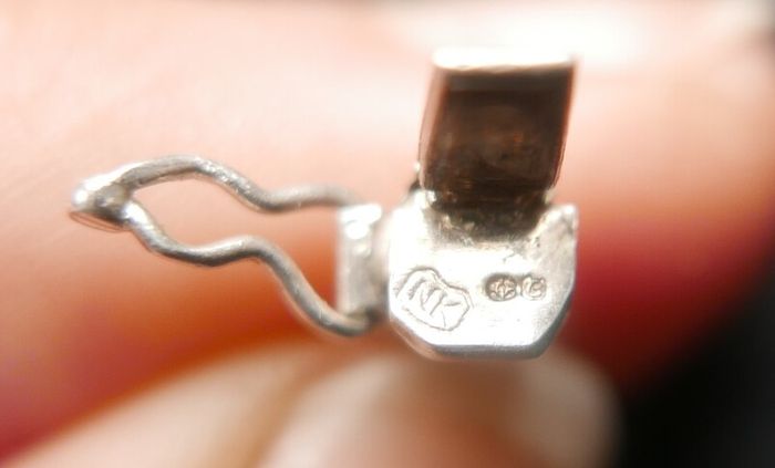 Vintage Cascading Necklace hallmarked 925 Sterling Silver length 17,5"  - 25,1g