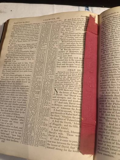 1846 Rare Miniature Quarto Bible