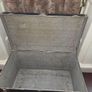 Vintage Large Black Steamer Travel Trunk Image 8