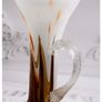 Italian Opaline Florence Glass Vase by Vetreria Barbieri, 1970s Image 4