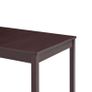 9 Piece Dining Set Pinewood Dark Brown Image 9