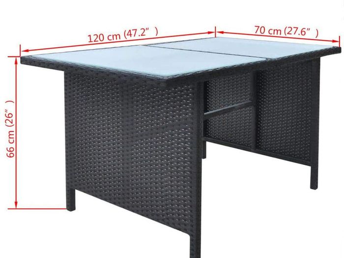 Garden Furniture Set 18 Pieces Poly Rattan Dining furniture Set Garden Furniture Set