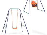 main image for ad 2-in-1 Single Swing and Toddler Swing Orange