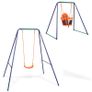 2-in-1 Single Swing and Toddler Swing Orange Image 5