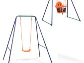 2-in-1 Single Swing and Toddler Swing Orange