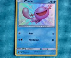 Wooper Shiny Holo Rare (SV9/SV94) Pokemon Card