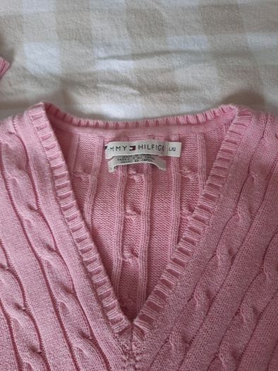 pink Tommy hilfiger jumper