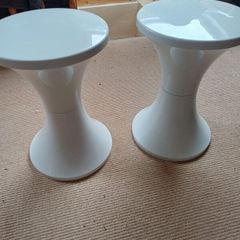 Tam Tam white stools