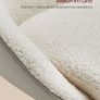 2 x bar stools luxury fleece stools Image 5