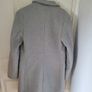 Stradivarius grey wool blend long winter coat,Size S Image 2