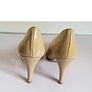 Cefalu Rita Cream Patent Leather Court Shoes EU32 UK13 Petite Heels BNIB Image 5