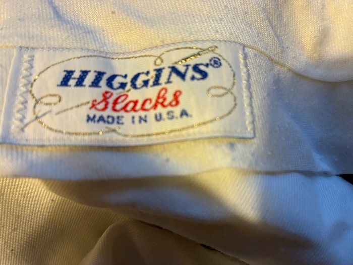 Vintage 80s Higgins Plaid slacks - for fancy dress