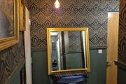 gold large framed mirror