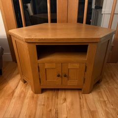 Solid Oak TV unit