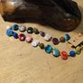 handmade, bohemian-style chunky bead necklace y. Image 4