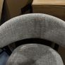 4 x Beige Fabric Counter Bar Stools Like New Image 6